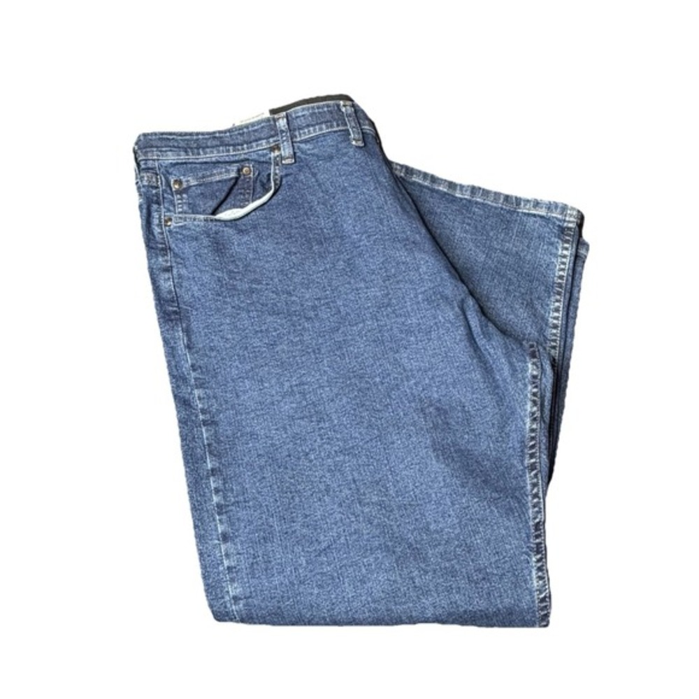 Wrangler Authentics Men's Big & Tall‎ Relaxed Light Stonewash Size 44w X 29 New